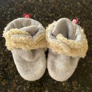 Zutano Cozie Fleece Baby Booties, 18 months